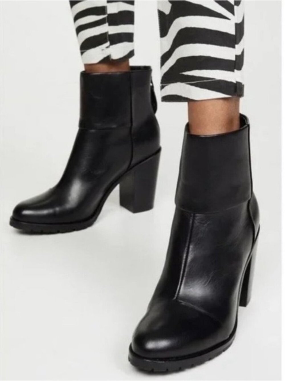 Rag & Bone Newbury 2.0 Leather Ankle Bootie Black Sz 7 NWT